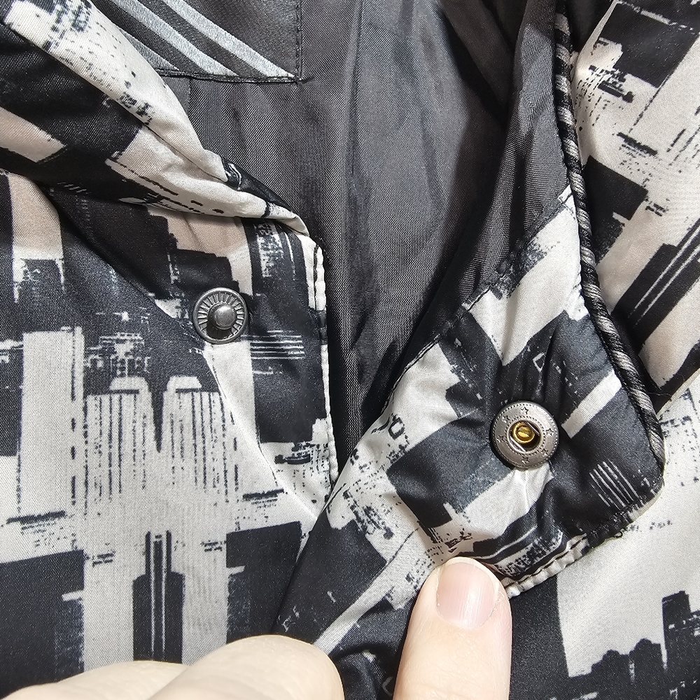 Vans Women's Grey & Black Limestone Winter Puffer Jacket Size Small Pockets. - Picture 5 of 7